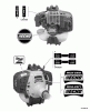 Echo HCA-260 - Hedge Trimmer, S/N: S69211001001 - S69211999999 Ersatzteile Labels