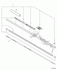 Echo HCA-261 - Hedge Trimmer, S/N: 06001001 - 06999999 Ersatzteile Main Pipe Assembly, Driveshaft  S/N: 06001001 - 06003501
