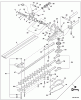 Echo HCA-266 - Hedge Trimmer, S/N: T43011001001 - T43011999999 Ersatzteile Gear Case, Blades