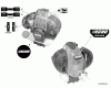 Echo HCA-266 - Hedge Trimmer, S/N: T43011001001 - T43011999999 Ersatzteile Labels