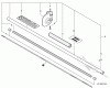 Echo HCA-265 - Hedge Trimmer, S/N: S84913001001 - S84913999999 Ersatzteile Main Pipe Assembly, Driveshaft