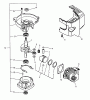 Echo HCR-1500 - Hedge Trimmer (Type 1E) Ersatzteile Crankcase, Engine, Engine Cover