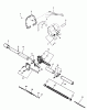 Echo SHC-1700 - Shaft Hedge Trimmer (Type 1E) Ersatzteile Driveshaft, Handles, Throttle  S/N: 501001 - 504767