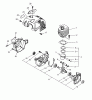 Echo SHC-1700 - Shaft Hedge Trimmer (Type 1E) Ersatzteile Engine, Fan Housing, Cover