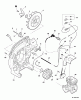Echo ES-252 S/N: P39726001001 - P39726999999 Ersatzteile Fan, Ignition, Right Fan Cover