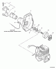 Echo SHC-210 - Shaft Hedge Trimmer, S/N: 05001001 - 05999999 Ersatzteile Fan Case, Clutch  S/N: 05001001 - 05008267
