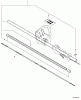 Echo SHC-225 - Shaft Hedge Trimmer, S/N: S85312001001 - S85312999999 Ersatzteile Main Pipe Assembly, Driveshaft