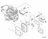 Echo SHC-225S - Shaft Hedge Trimmer, S/N: S86213001001 - S86213999999 Ersatzteile Exhaust