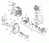 Echo SHC-2401 - Shaft Hedge Trimmer (Type 1E) Ersatzteile Crankcase, Engine, Fan Case
