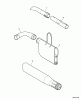 Echo ES-255 - Shredder/Vacuum, S/N: P07213001001 - P07213999999 Ersatzteile Blower Tubes, Suction Tubes, Dust Bag