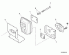 Echo PE-260 - Edger, S/N: S75712001001 - S75712999999 Ersatzteile Exhaust