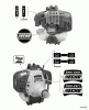 Echo SHC-261 - Shaft Hedge Trimmer, S/N: 06001001 - 06999999 Ersatzteile Labels