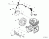 Echo PE-266 - Edger, S/N: T42811001001 - T42811999999 Ersatzteile Flywheel, Ignition