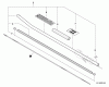 Echo SHC-265 - Shaft Hedge Trimmer, S/N: S85612001001 - S85612999999 Ersatzteile Main Pipe Asy, Flexible Driveshaft