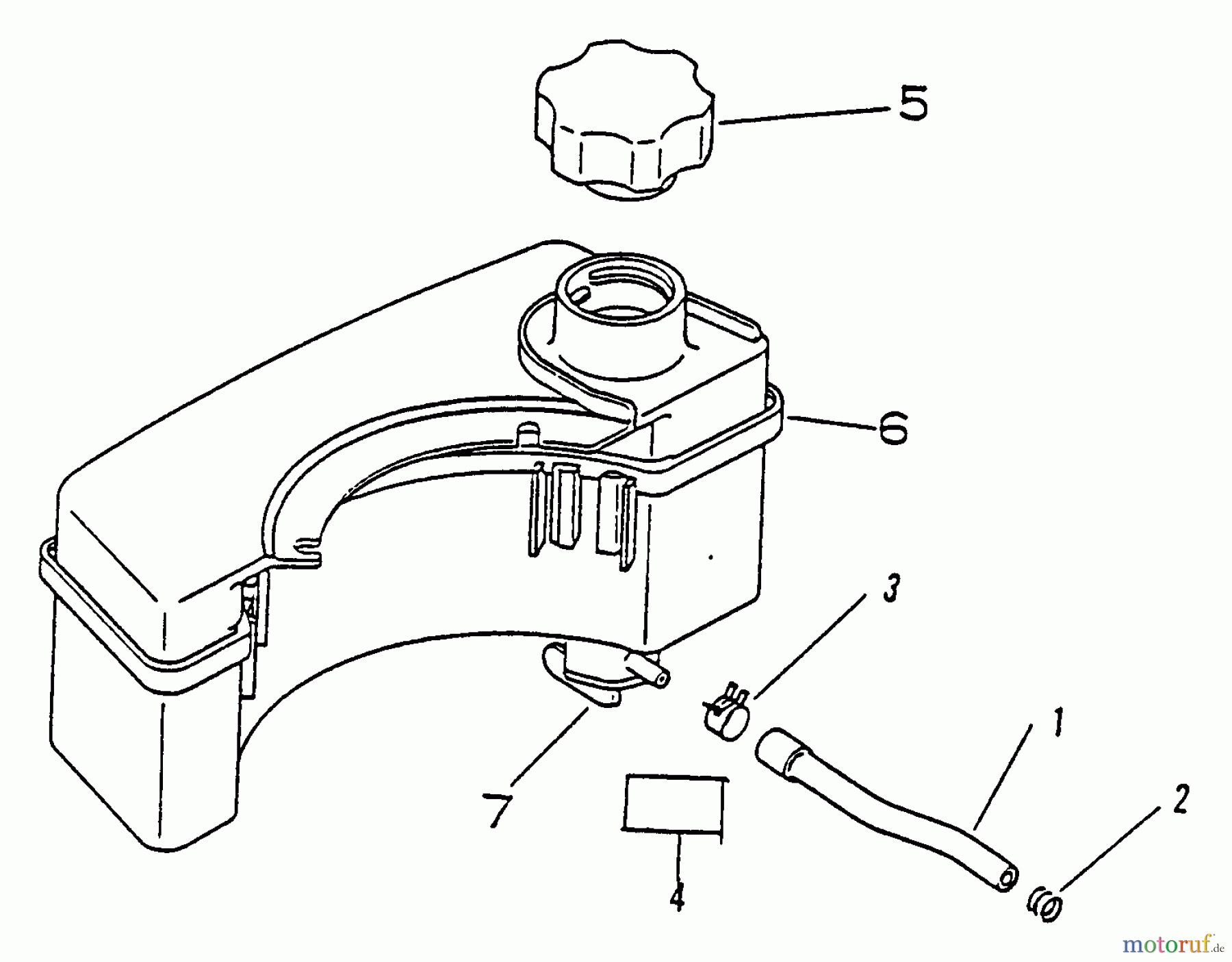  Echo Rasenmäher M14V A1Z0 - Echo Lawn Mower Engine Fuel System