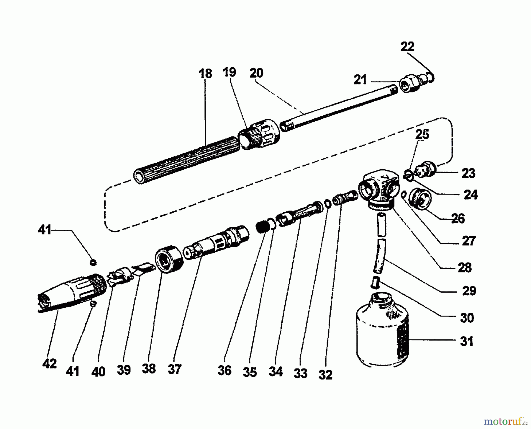 Echo Hochdruckreiniger HPP-1890 - Echo Pressure Washer (1991 Models) Foam Kit