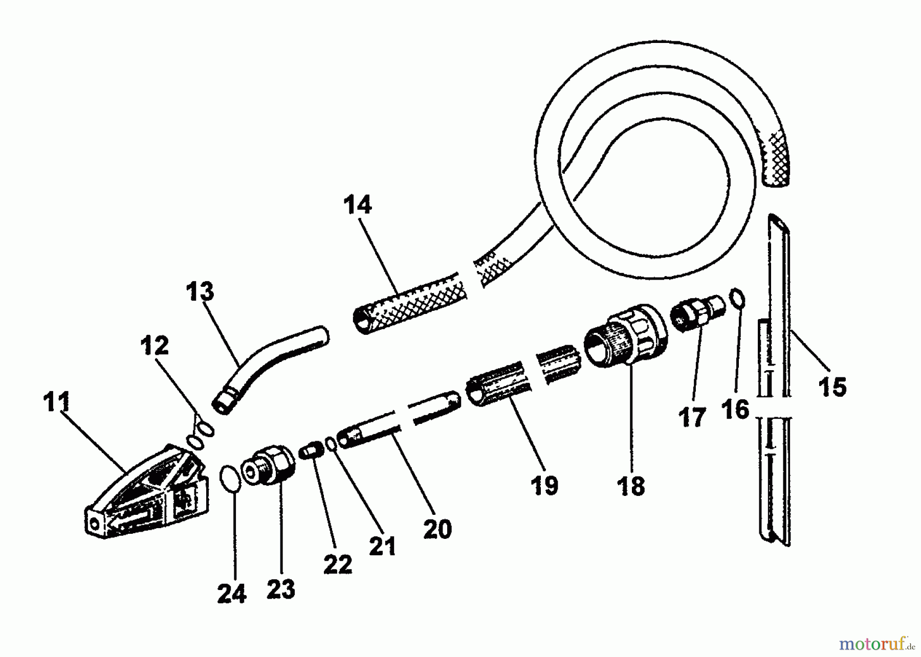 Echo Hochdruckreiniger HPP-1890 - Echo Pressure Washer (1991 Models) Sand Blast Kit