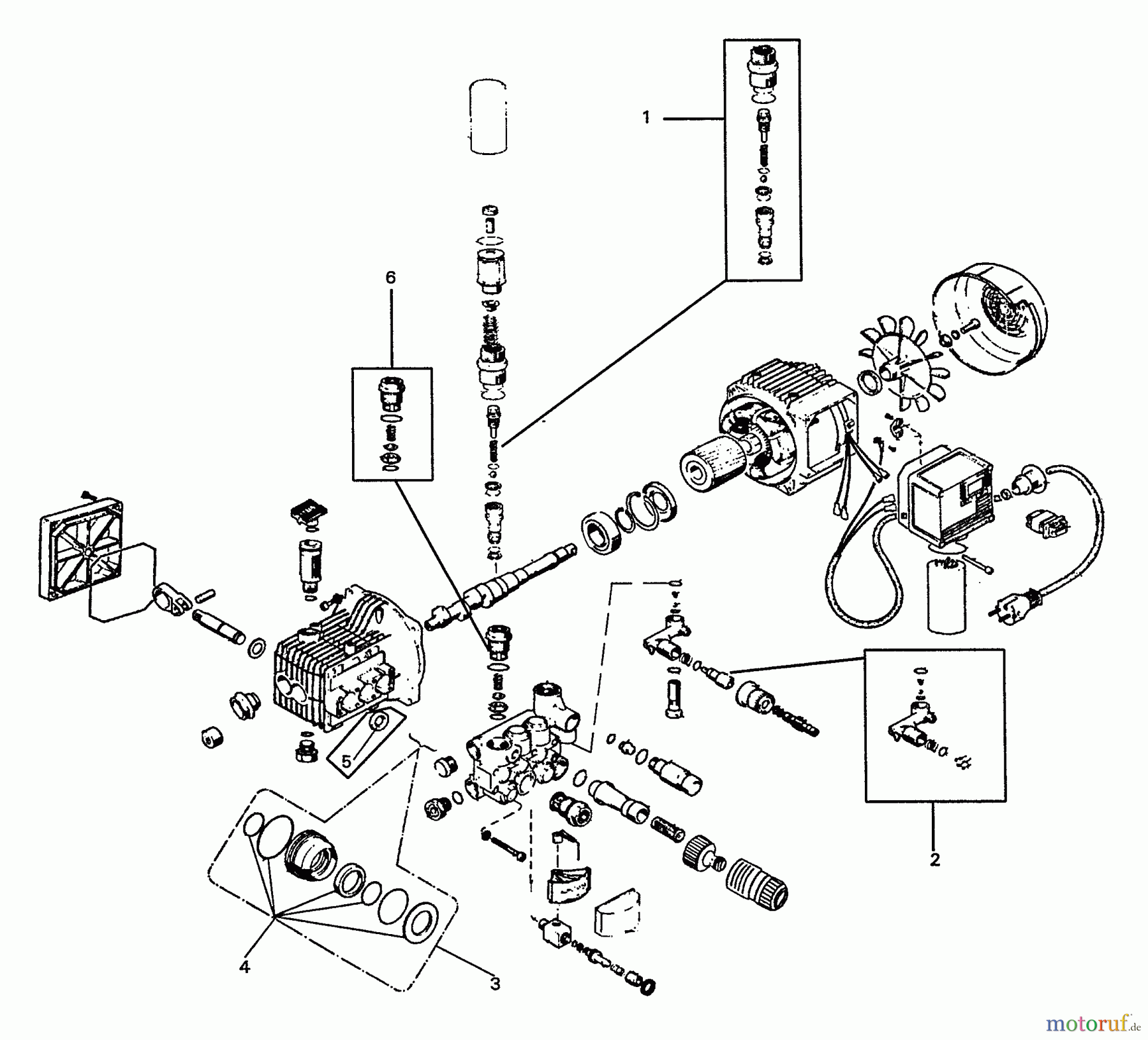 Echo Hochdruckreiniger HPP-1890 - Echo Pressure Washer, S/N: 1457 - 1606 (1993 and 1994 Models) Rebuild Kits