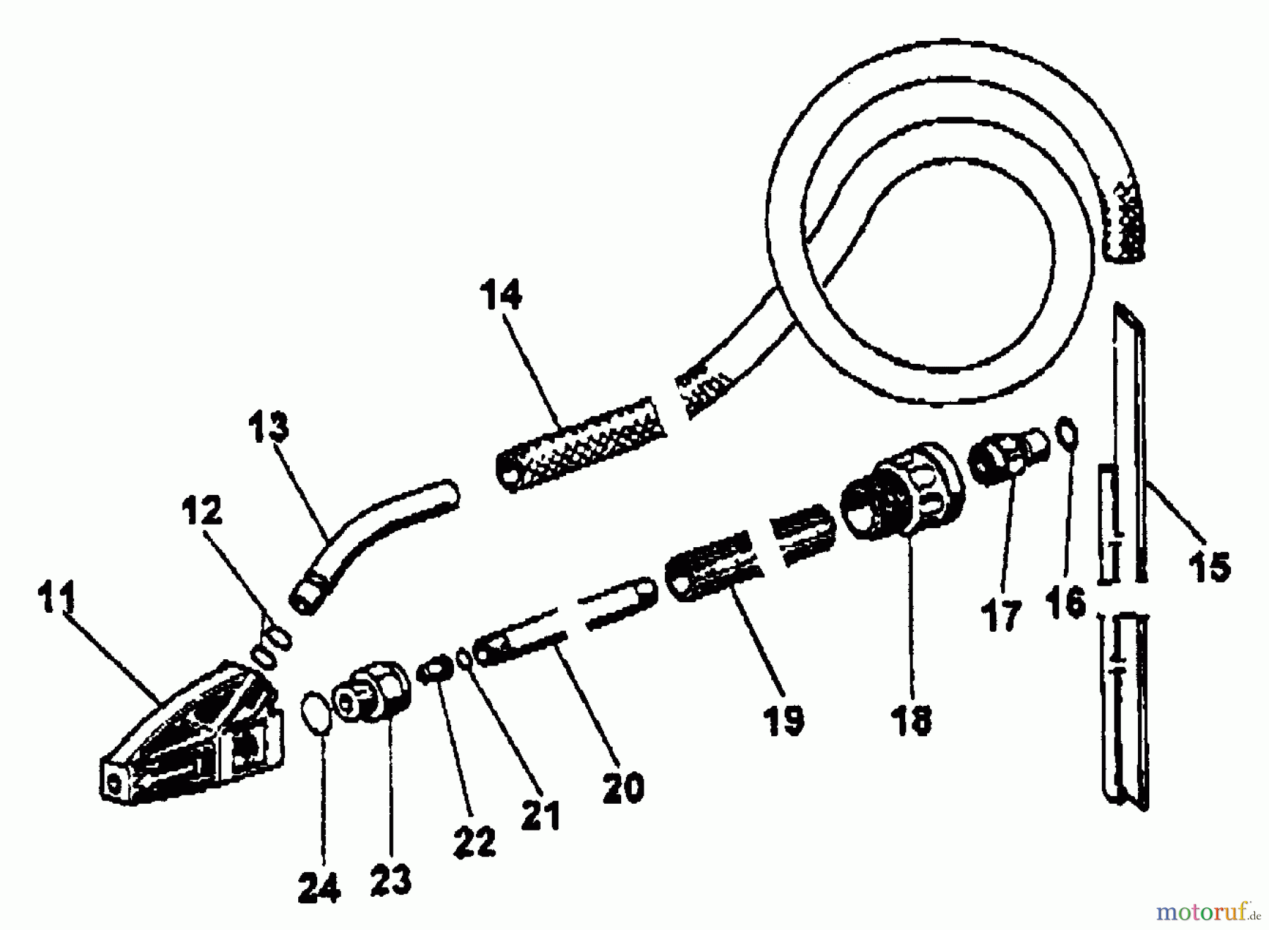 Echo Hochdruckreiniger HPP-1890 - Echo Pressure Washer, S/N: 1457 - 1606 (1993 and 1994 Models) Sand Blast Kit