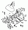 Echo CS-100 - Chainsaw Ersatzteile Crankcase