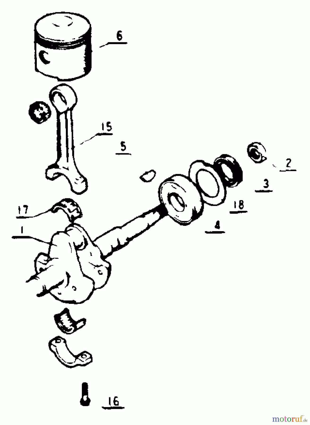 Echo Sägen, Kettensägen CS-100 - Echo Chainsaw Crankshaft, Piston