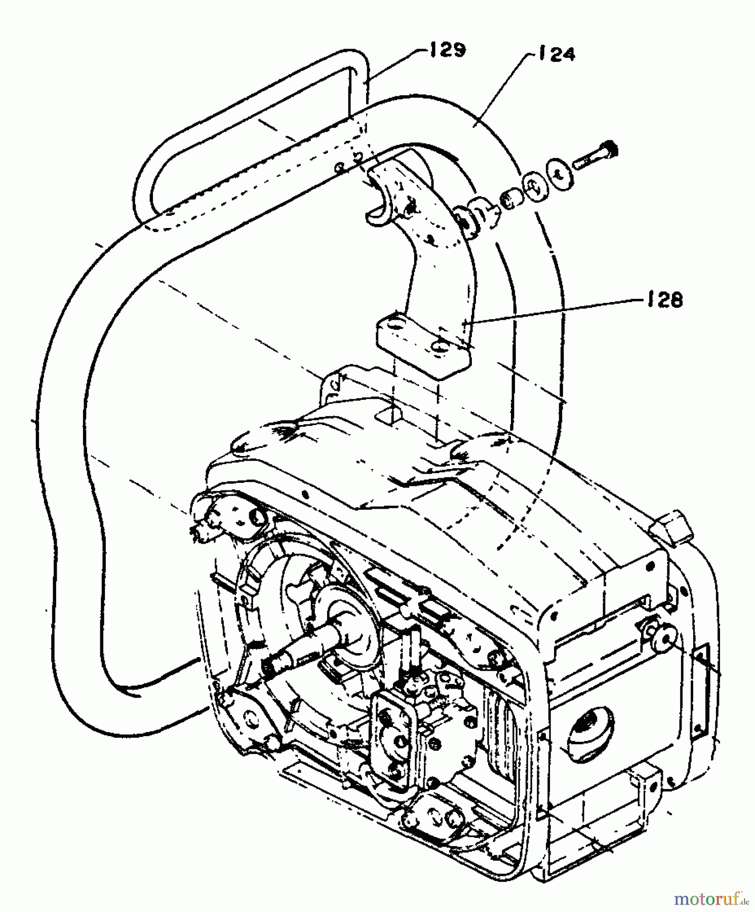 Echo Sägen, Kettensägen CS-1001VL - Echo Chainsaw Handle, Front Loop Option