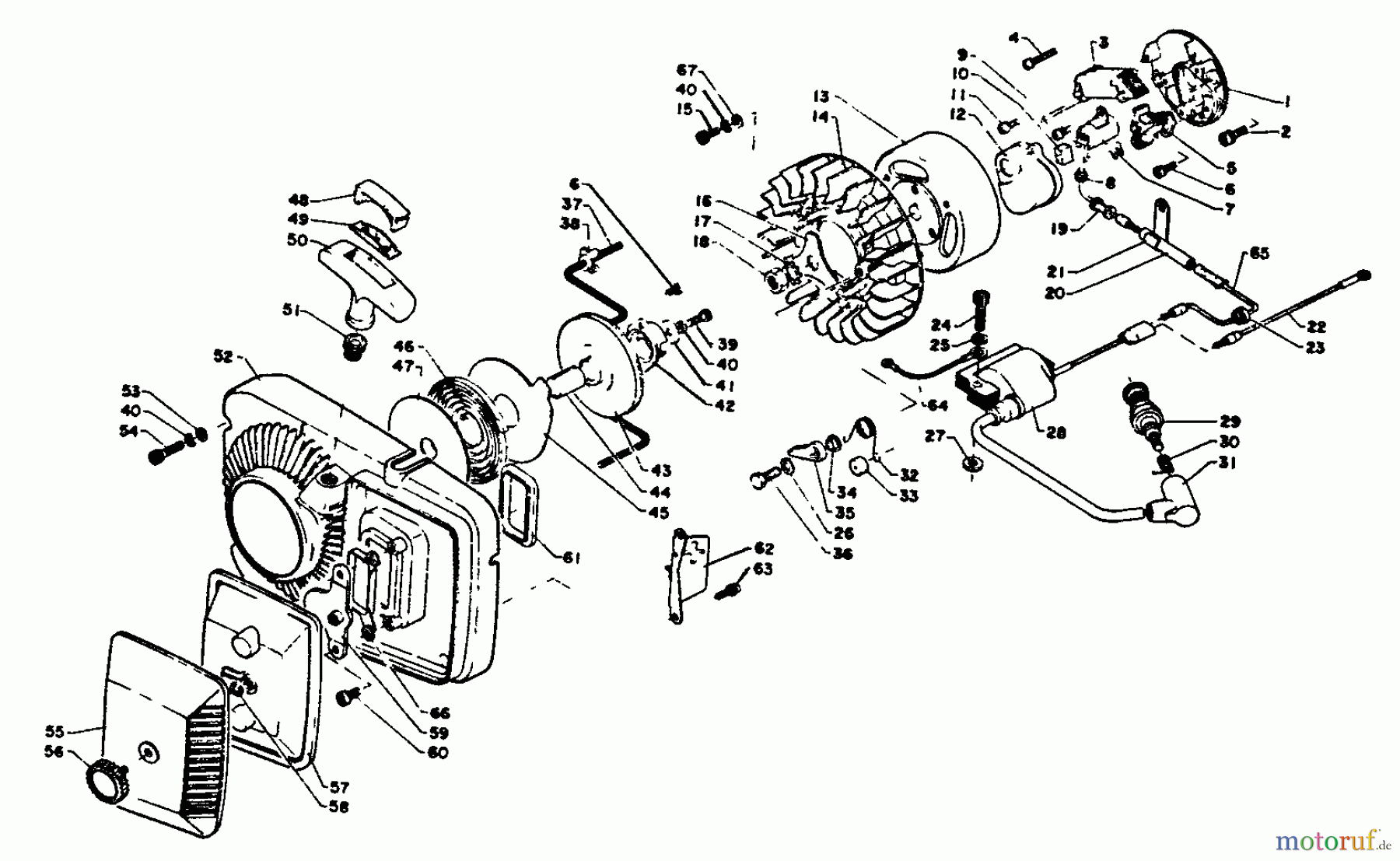  Echo Sägen, Kettensägen CS-1001VL - Echo Chainsaw Ignition, Starter