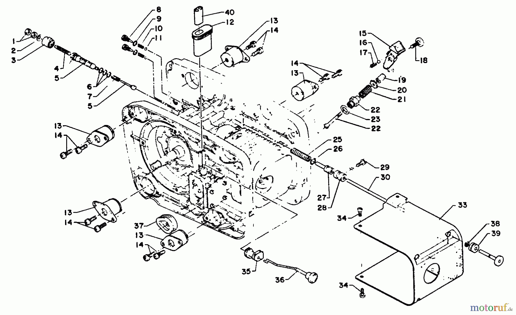 Echo Sägen, Kettensägen CS-1001VL - Echo Chainsaw Oiler And Decomp