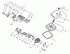 Echo CS-1201 - Chainsaw, Ersatzteile Air Cleaner, Carburetor, Muffler