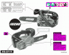 Echo CS-271T S/N: C26513001001 - C26513999999 Ersatzteile Labels