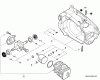 Echo CS-271T - Chainsaw, S/N: C21112001001 - C21112999999 Ersatzteile Engine, Engine Cover