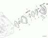 Echo CS-271T - Chainsaw, S/N: C21112001001 - C21112999999 Ersatzteile Exhaust