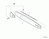 Echo CS-271T - Chainsaw, S/N: C21112001001 - C21112999999 Ersatzteile Standard Guide Bar, Saw Chain, Kick Guard