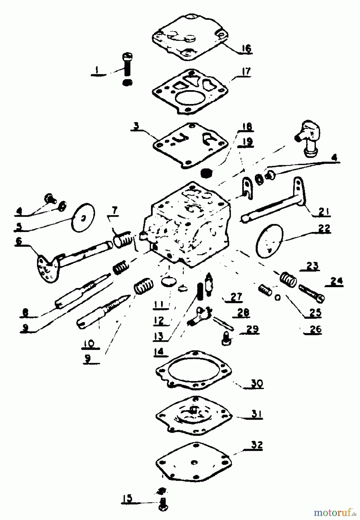 Echo Sägen, Kettensägen CS-301 - Echo Chainsaw Carburetor