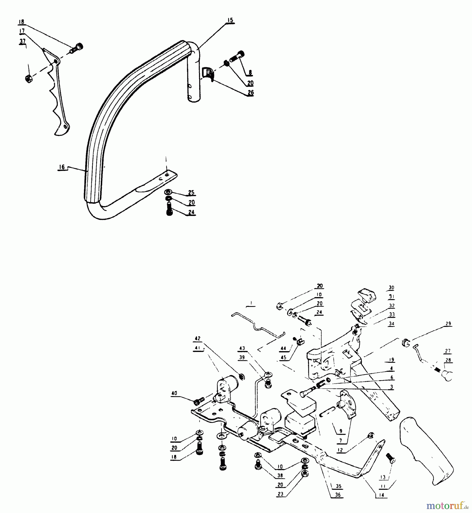 Echo Sägen, Kettensägen CS-802S - Echo Chainsaw Handle