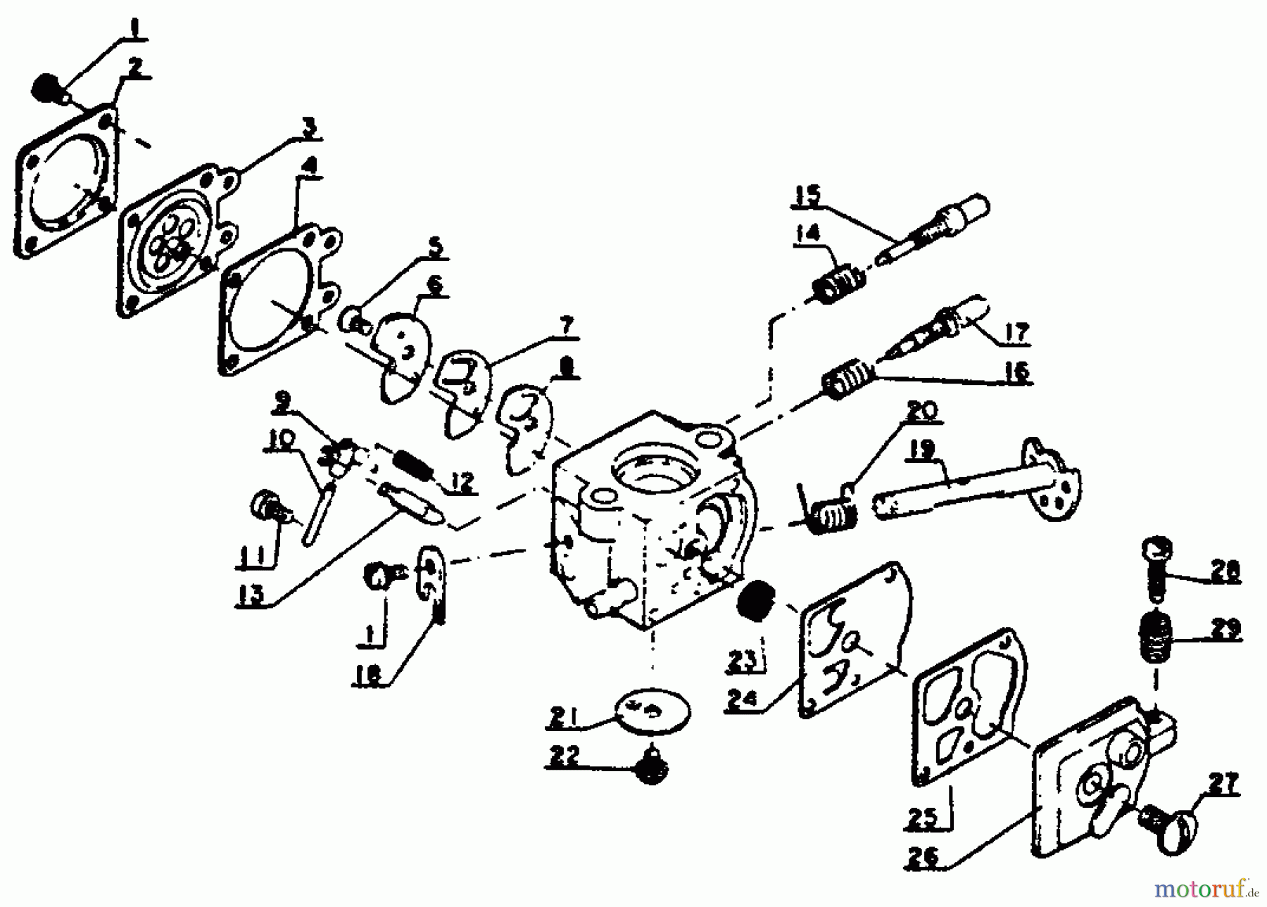 Echo Sägen, Kettensägen CS-302 - Echo Chainsaw Carburetor