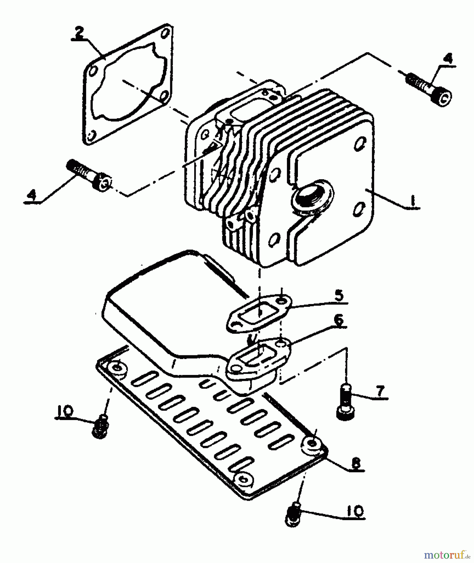 Echo Sägen, Kettensägen CS-302 - Echo Chainsaw Engine