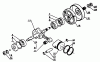 Echo CS-302S - Chainsaw, S/N: 00000 - 17500 Ersatzteile Clutch, Engine