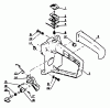 Echo CS-302S - Chainsaw, S/N: 00000 - 17500 Ersatzteile Handles, Rear
