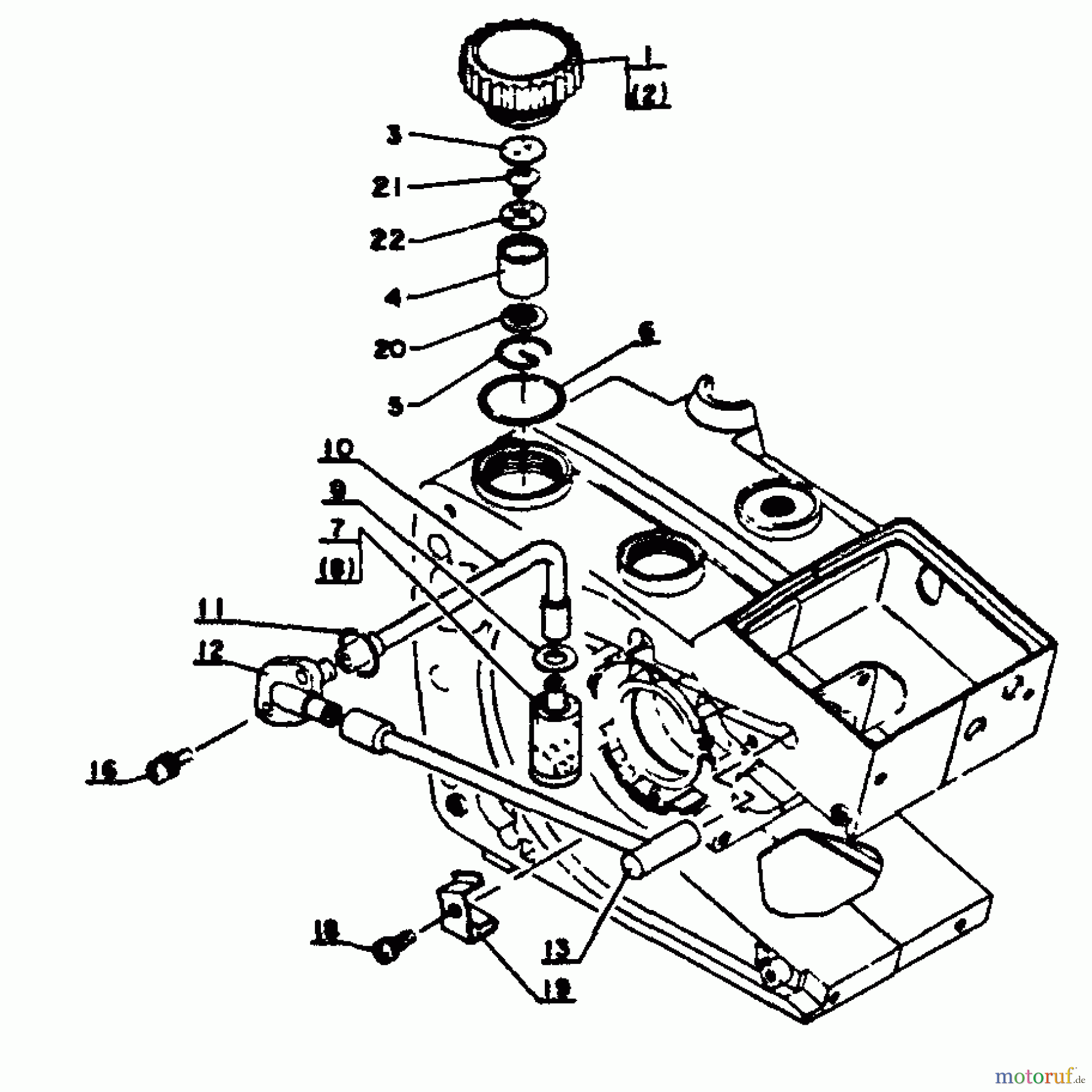 Echo Sägen, Kettensägen CS-302S - Echo Chainsaw, S/N: 30501 - 64670 Fuel System