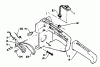 Echo CS-302S - Chainsaw, S/N: 64671 - 99999 Ersatzteile Handles, Rear