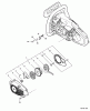 Echo CS-306 - Chainsaw, S/N: 02001001 - 02999999 Ersatzteile Starter  S/N: 02001001 - 02042300
