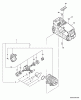 Echo CS-306 - Chainsaw, S/N: C07511001001 - C07511999999 Ersatzteile Engine, Engine Cover, Short Block