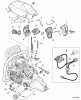 Echo CS-310 - Chainsaw, S/N: C04612001001 - C04612999999 Ersatzteile Cylinder Cover, Fuel System, Intake  S/N: C04612017621 - C04612136500