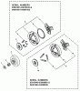 Echo CS-340 - Chainsaw, S/N: 04001001 - 04999999 Ersatzteile Clutch