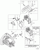 Echo CS-341 - Chainsaw, S/N: 02001001 - 02999999 Ersatzteile Chain Brake  S/N: 02001001 - 02008444