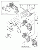 Echo CS-3450 - Chainsaw (Type 1E) Ersatzteile Chain Brake Assembly