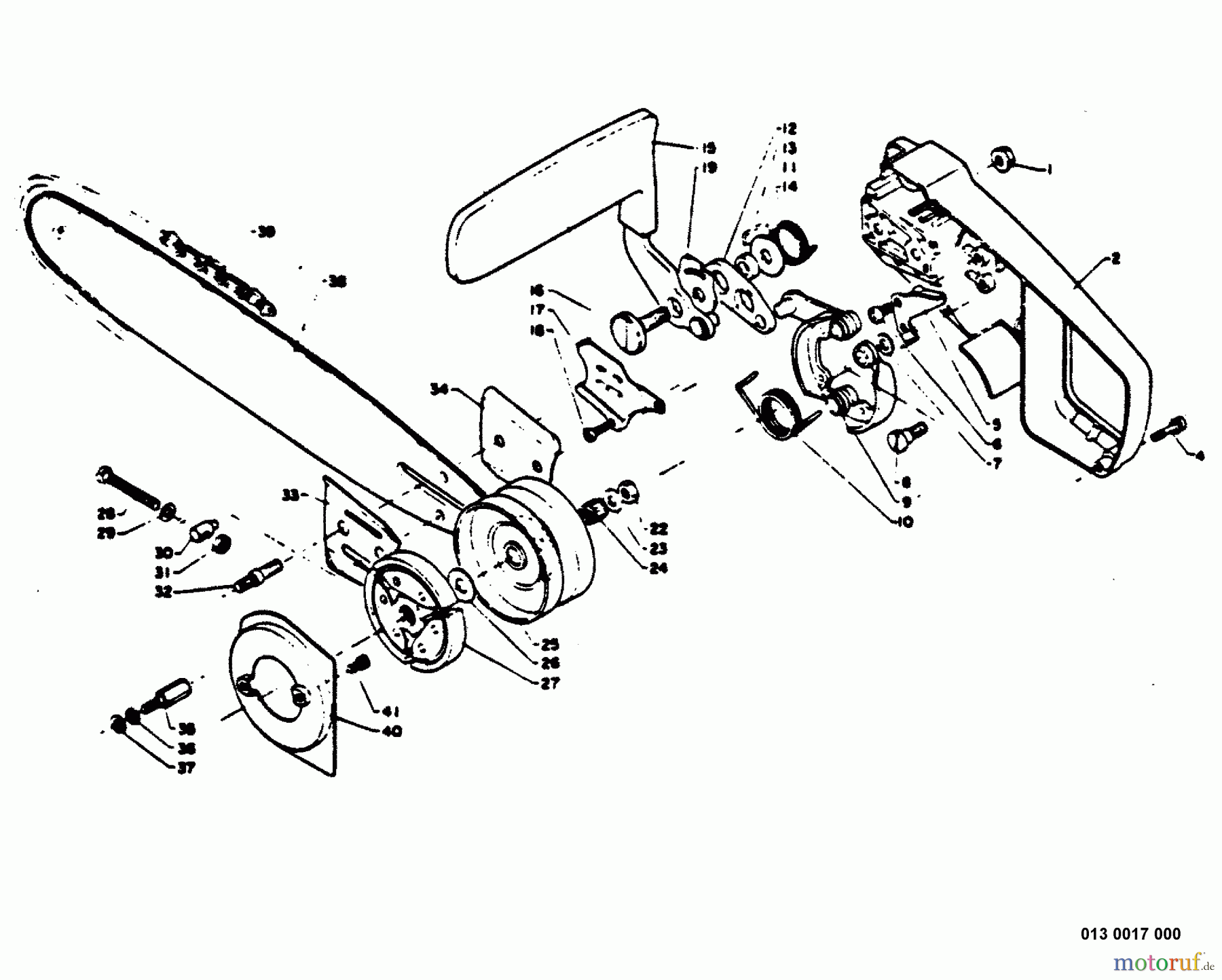 Echo Sägen, Kettensägen CS-351VL - Echo Chainsaw Chain Brake