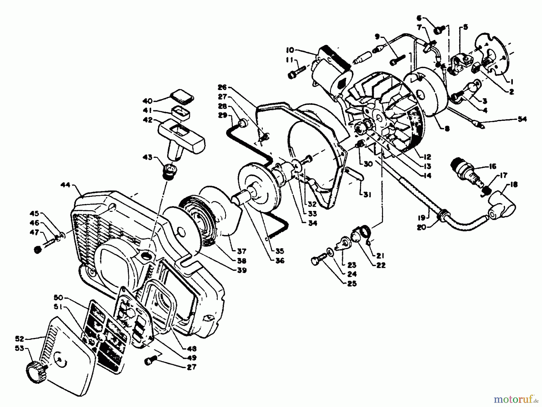  Echo Sägen, Kettensägen CS-351VL - Echo Chainsaw Ignition, Starter, Air Cleaner