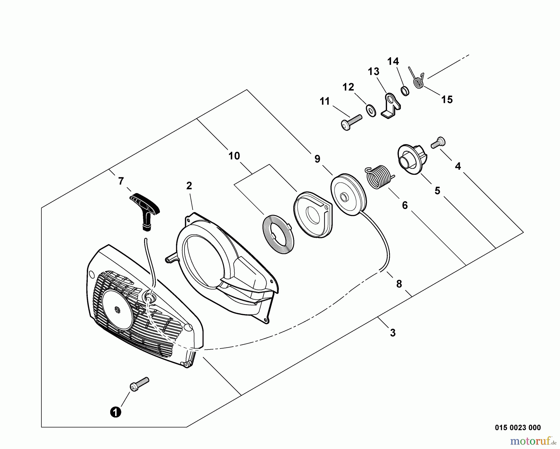 Echo Sägen, Kettensägen CS-355T - Echo Chainsaw, Starter